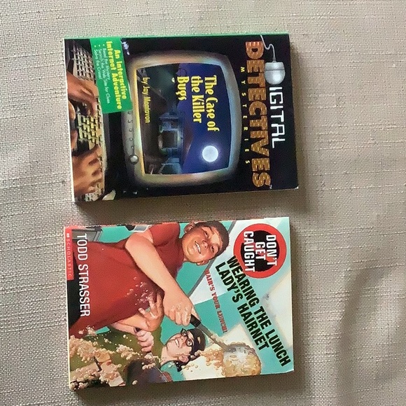 Lot of 4 youth teenager books, 6-8 grades, Digital Detectives, Lizzie McGuire - Picture 3 of 6